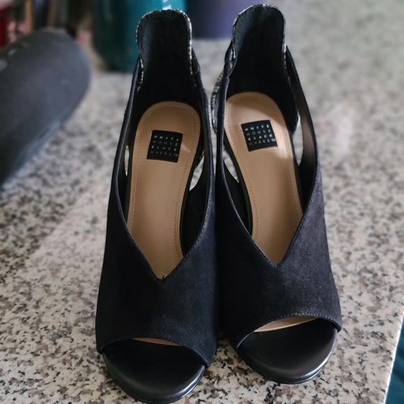 Snakeskin WHBM Heels - Picture 1 of 5